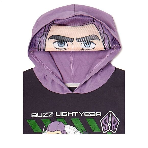 Buzz Light Year Hooded T-Shirt and Shorts size 10 - Picture 4 of 4